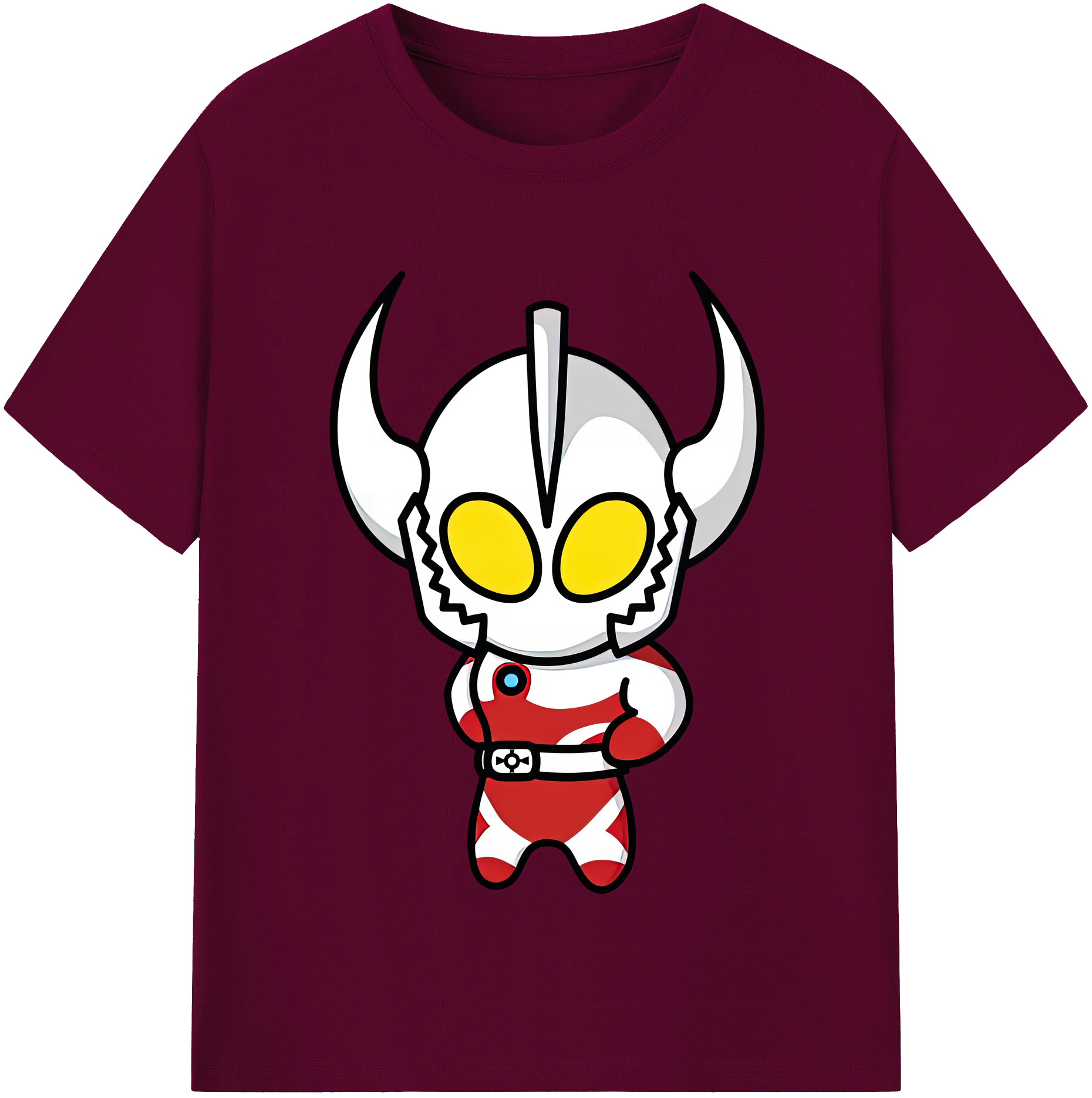 （画像用） ウルトラマン Ultraman レディースカジュアルプリントTシャツ（綿100％）